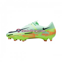 Azul Verde Nike Phantom GT2 Bonded Academy FGMG Chuteiras de futebol