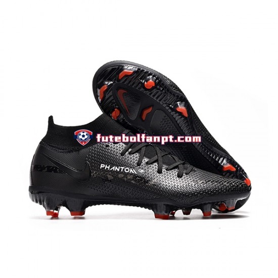 Preto Nike Phantom GT2 Dynamic Fit Elite FG Chuteiras de futebol