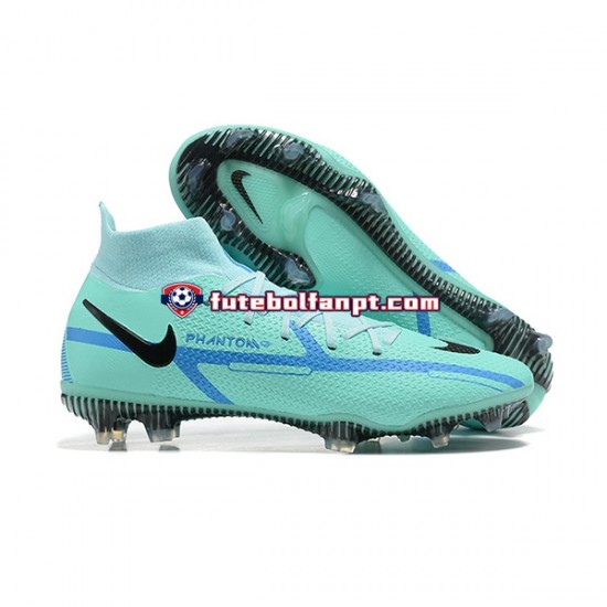 Azul Verde Nike Phantom GT2 Dynamic Fit Elite FG Chuteiras de futebol