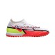 Vermelho Branco Nike Phantom GT2 Motivation Academy DF TF Chuteiras de futebol