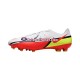 Vermelho Branco Nike Phantom GT2 Motivation Academy FGMG Chuteiras de futebol