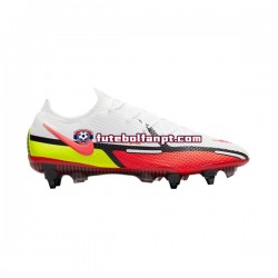 Vermelho Amarelo Branco Nike Phantom GT2 Motivation Elite SG Pro AC Chuteiras de futebol