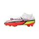 Vermelho Branco Nike Phantom GT2 Motivation Pro DF FG Chuteiras de futebol