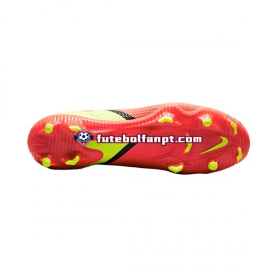 Vermelho Branco Nike Phantom GT2 Motivation Pro FG Chuteiras de futebol