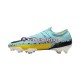 Azul Amarelo Nike Phantom GT2 Pro FG Lucent Chuteiras de futebol