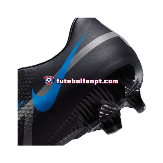 Azul Preto Nike Phantom GT2 Renew Academy FGMG Chuteiras de futebol