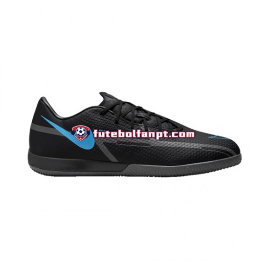 Azul Preto Nike Phantom GT2 Renew Academy IC Halle Chuteiras de futebol