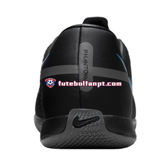 Azul Preto Nike Phantom GT2 Renew Academy IC Halle Chuteiras de futebol