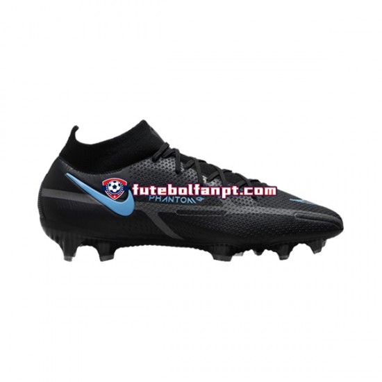 Cinza Preto Nike Phantom GT2 Renew Elite DF FG Chuteiras de futebol