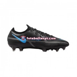 Azul Preto Nike Phantom GT2 Renew Elite FG Chuteiras de futebol