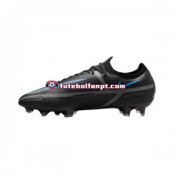 Azul Preto Nike Phantom GT2 Renew Elite FG Chuteiras de futebol