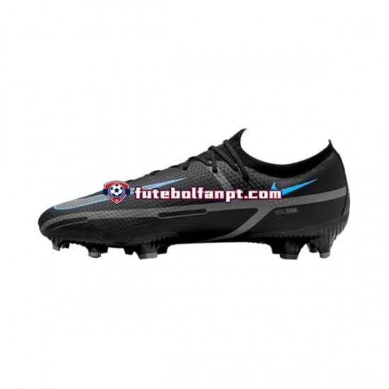 Azul Preto Nike Phantom GT2 Renew Pro FG Chuteiras de futebol