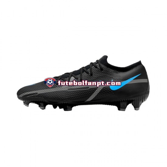 Azul Preto Nike Phantom GT2 Renew Pro FG Chuteiras de futebol