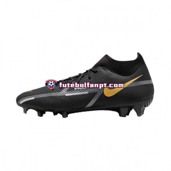 Preto Nike Phantom GT2 Shadow Academy DF FGMG Chuteiras de futebol