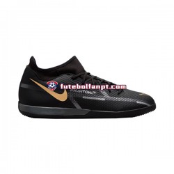 Preto Nike Phantom GT2 Shadow Academy DF IC Halle Chuteiras de futebol