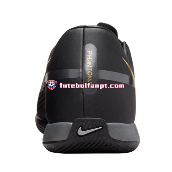 Preto Nike Phantom GT2 Shadow Academy IC Halle Chuteiras de futebol