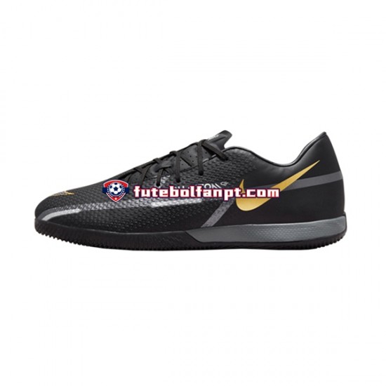 Preto Nike Phantom GT2 Shadow Academy IC Halle Chuteiras de futebol