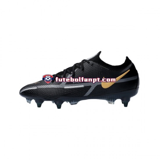 Preto Nike Phantom GT2 Shadow Elite SG Pro AC Chuteiras de futebol