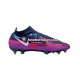 Roxo Vermelho Azul Nike Phantom GT2 UV Elite DF FG Chuteiras de futebol