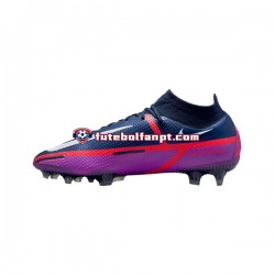 Roxo Vermelho Azul Nike Phantom GT2 UV Elite DF FG Chuteiras de futebol