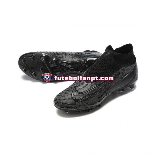 Preto Nike Phantom GX Elite DF Link FG Chuteiras de futebol