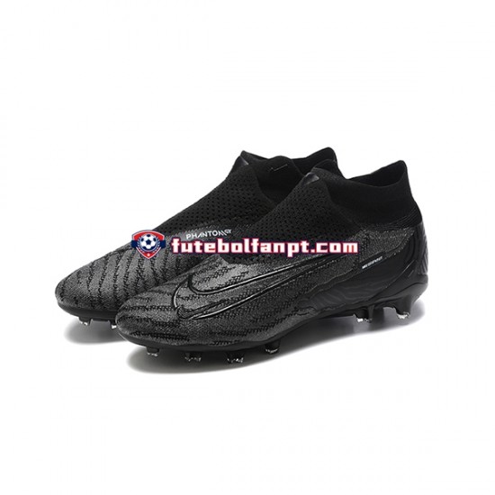 Preto Nike Phantom GX Elite DF Link FG Chuteiras de futebol