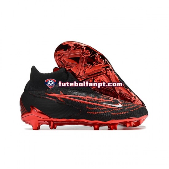 Vermelho Preto Nike Phantom GX Elite FG Chuteiras de futebol