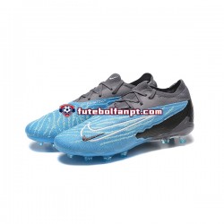 Azul Preto Nike Phantom GX Elite FG Chuteiras de futebol