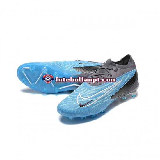 Azul Preto Nike Phantom GX Elite FG Chuteiras de futebol