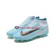 Azul Amarelo Branco Nike Phantom GX Elite FG Chuteiras de futebol