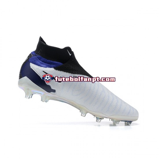 Roxo Branco Preto Nike Phantom GX Elite FG Chuteiras de futebol