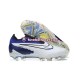 Roxo Branco Nike Phantom GX Elite FG Chuteiras de futebol