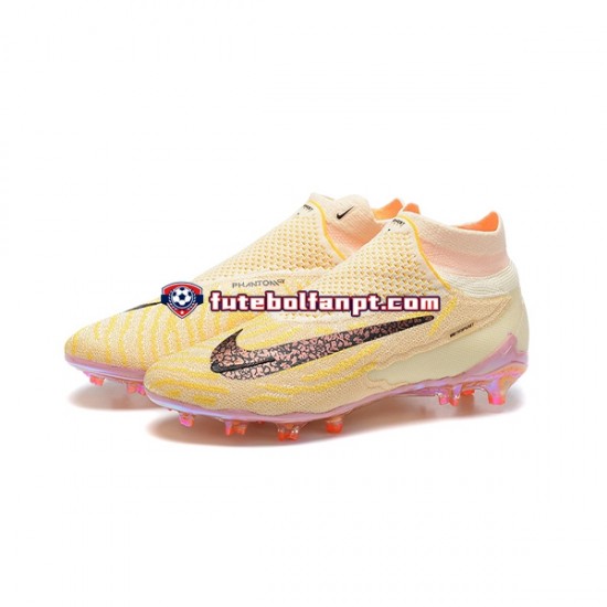 Amarelo Nike Phantom GX Elite FG Chuteiras de futebol