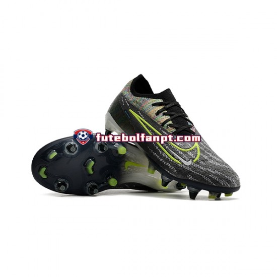 Cinza Verde Nike Phantom GX Elite SG Chuteiras de futebol