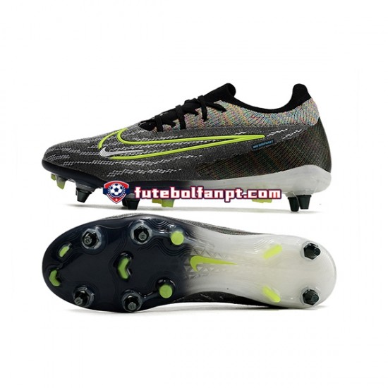 Cinza Verde Nike Phantom GX Elite SG Chuteiras de futebol