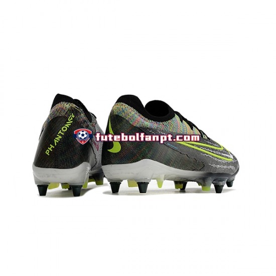 Cinza Verde Nike Phantom GX Elite SG Chuteiras de futebol