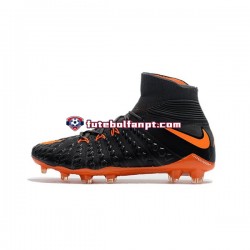 Laranja Preto Nike Phantom Hypervenom 3 Elite DF FG Chuteiras de futebol