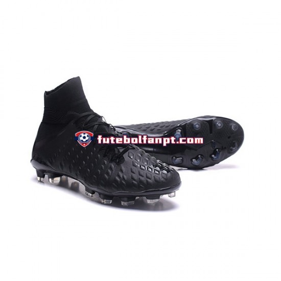 Preto Nike Phantom Hypervenom 3 Elite DF FG Chuteiras de futebol