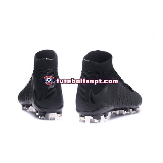 Preto Nike Phantom Hypervenom 3 Elite DF FG Chuteiras de futebol