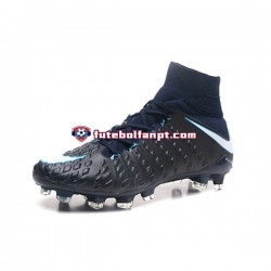 Branco Preto Nike Phantom Hypervenom III Elite DF FG Chuteiras de futebol