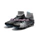 Cinza Preto Nike Phantom Hypervenom III Elite DF FG Chuteiras de futebol