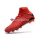 Vermelho Preto Nike Phantom Hypervenom III Elite DF FG Chuteiras de futebol