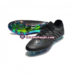 Verde Preto Nike Phantom Ultra Venom FG Chuteiras de futebol