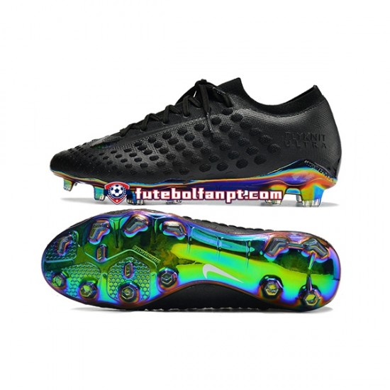 Verde Preto Nike Phantom Ultra Venom FG Chuteiras de futebol