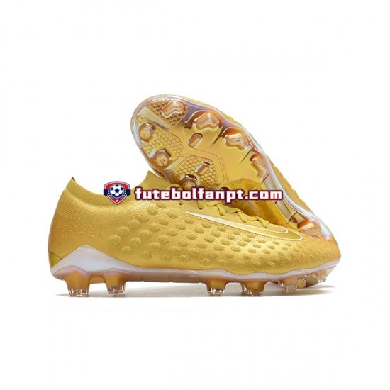 Amarelo Nike Phantom Ultra Venom FG Chuteiras de futebol