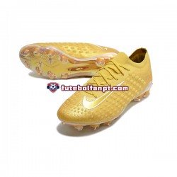 Amarelo Nike Phantom Ultra Venom FG Chuteiras de futebol