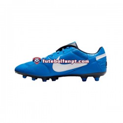 Azul Branco Nike Premier III FG Chuteiras de futebol