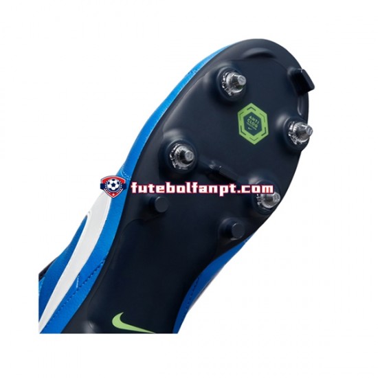 Azul Branco Nike Premier III SG Pro AC Chuteiras de futebol