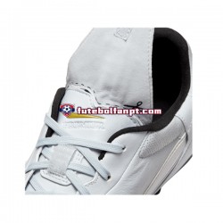 Cinza Branco Preto Nike Premier III SG Pro AC Chuteiras de futebol