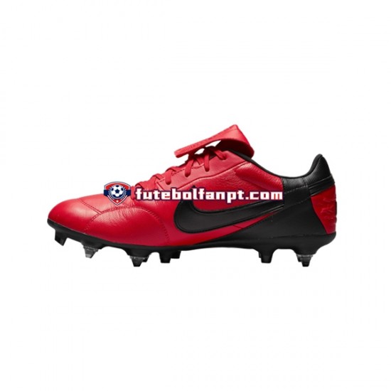 Vermelho Preto Nike Premier III SG Pro AC Chuteiras de futebol